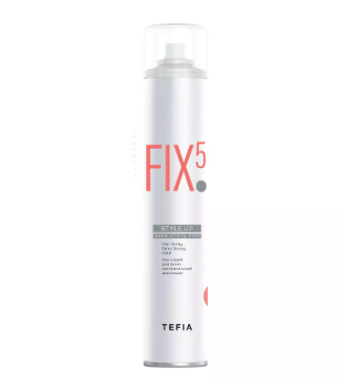 Лак-спрей для волос экстрасильная фиксация 5 STYLE.UP TEFIA 450 мл
