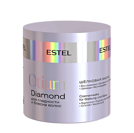 Маска шелковая для гладкости и блеска волос ESTEL Otium Diamond 300 мл  