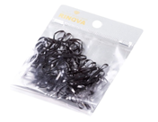 Набор резинок для волос цвет прозрачный силикон  Rinova 100шт