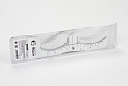 Наклейка-линейка для построения формы бровей с вырезом Brow Stick Ruler CC Brow 10 шт