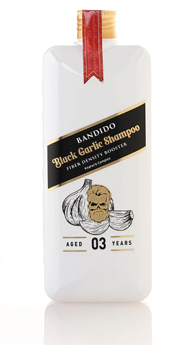 Шампунь волос с экстрактом чеснока Black Garlic BANDIDO 350 мл