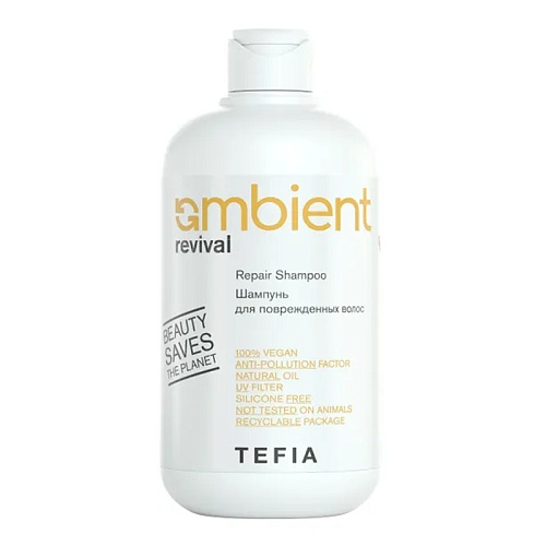 Шампунь для поврежденных волос Ambient Revival TEFIA 250 мл