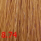 Крем краска для волос 8.74 Карамель краска для волос CUTRIN AURORA 60 мл