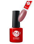15 Покрытие базовое каучуковое цветное для ногтей лиловый-розовый Color Rubber Base UNO LUX 8 гр