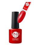 19 Покрытие базовое каучуковое цветное для ногтей ягодно-красный Color Rubber Base UNO LUX 8 гр