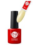 11 Покрытие базовое каучуковое цветное для ногтей светло-желтый Color Rubber Base UNO LUX 8 гр