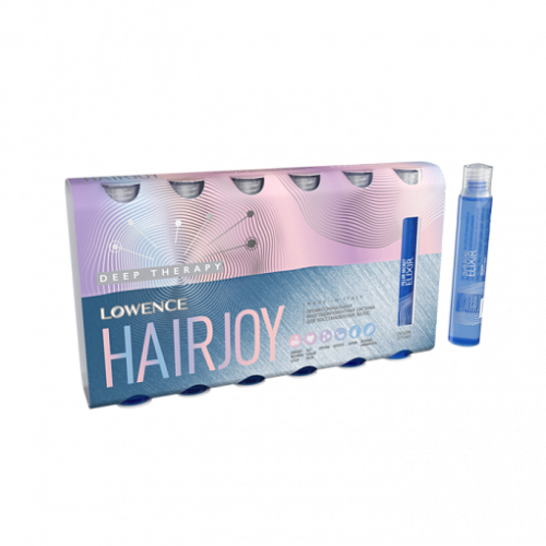 Набор Hairjoy 4 шага филлер+сыворотка+масло+флюид  LOWENCE 4*13 мл