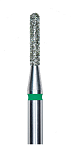 Фреза алмазная цилиндр закругленная зеленая диаметр 1,4мм, раб.часть 8мм 104.141.534.014 Staleks Pro