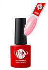 06 Покрытие базовое каучуковое цветное для ногтей холодно-розовый Color Rubber Base UNO LUX 8 гр